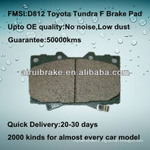 Toyota Tundra/Sequoia disc front brake pad D812